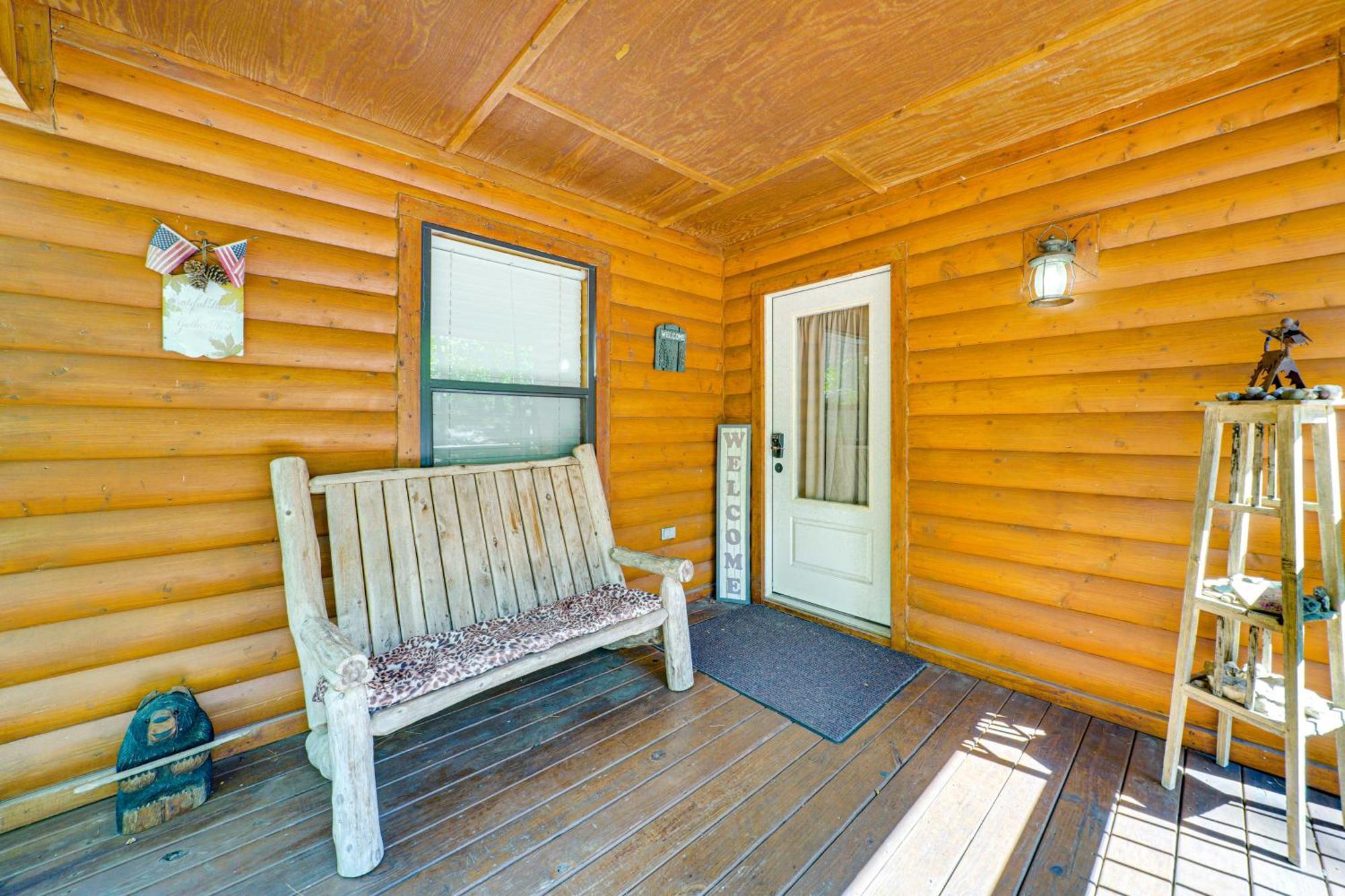 Broken Bow Rental Cabin With Hot Tub And Bar Eksteriør billede