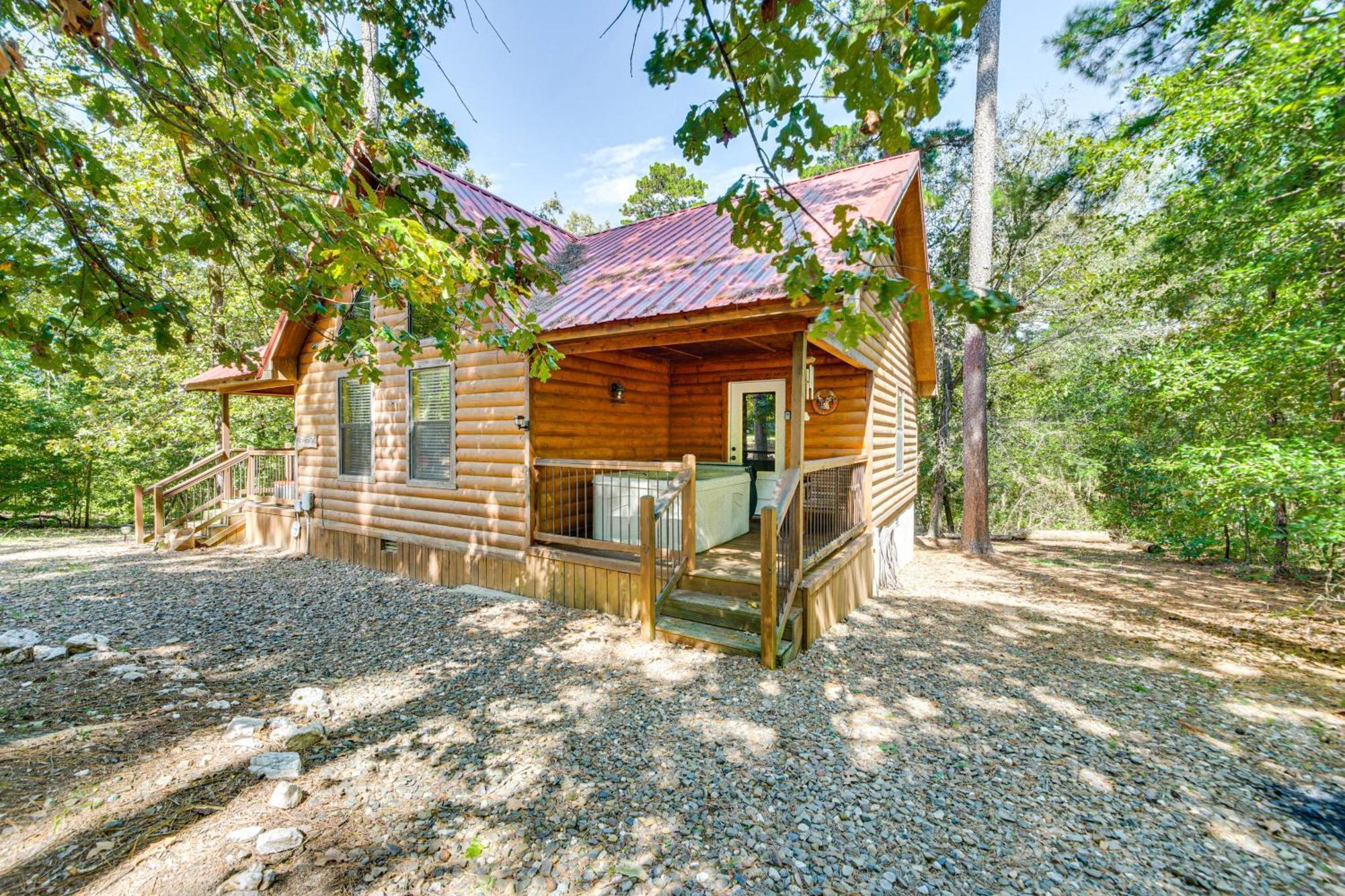 Broken Bow Rental Cabin With Hot Tub And Bar Eksteriør billede